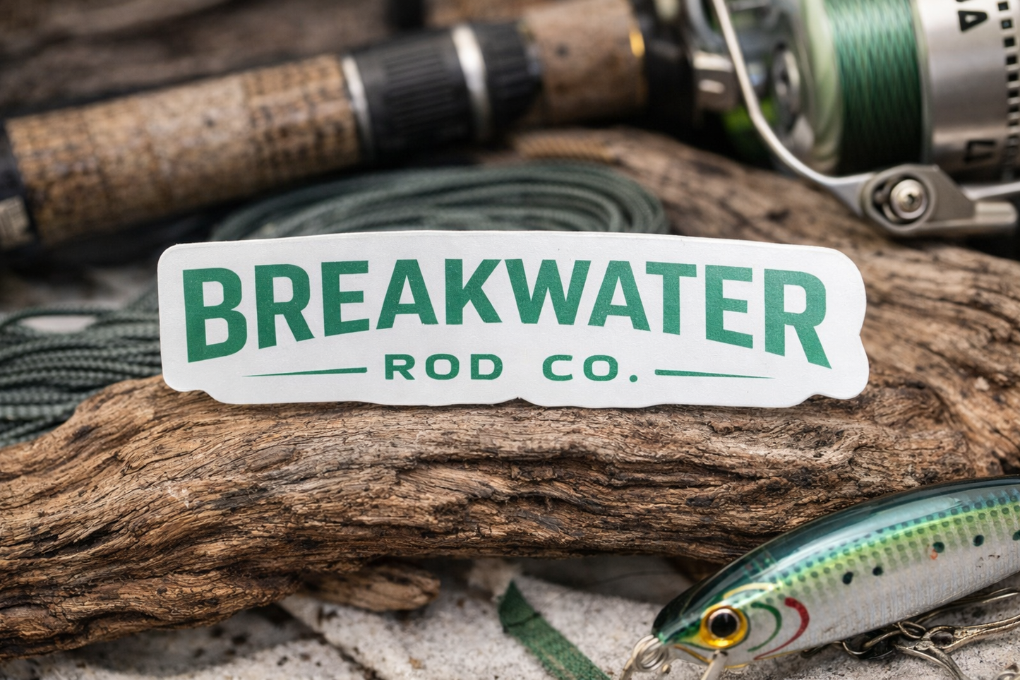 Breakwater Rod Co. vinyl decals