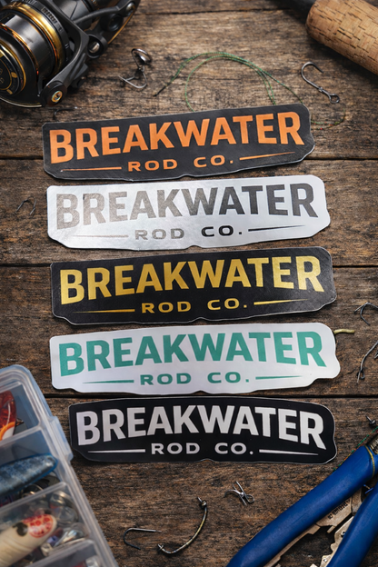 Breakwater Rod Co. vinyl decals