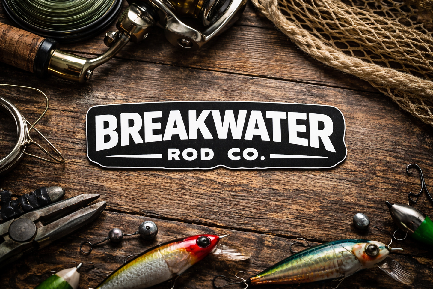 Breakwater Rod Co. vinyl decals