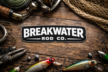 Breakwater Rod Co. vinyl decals