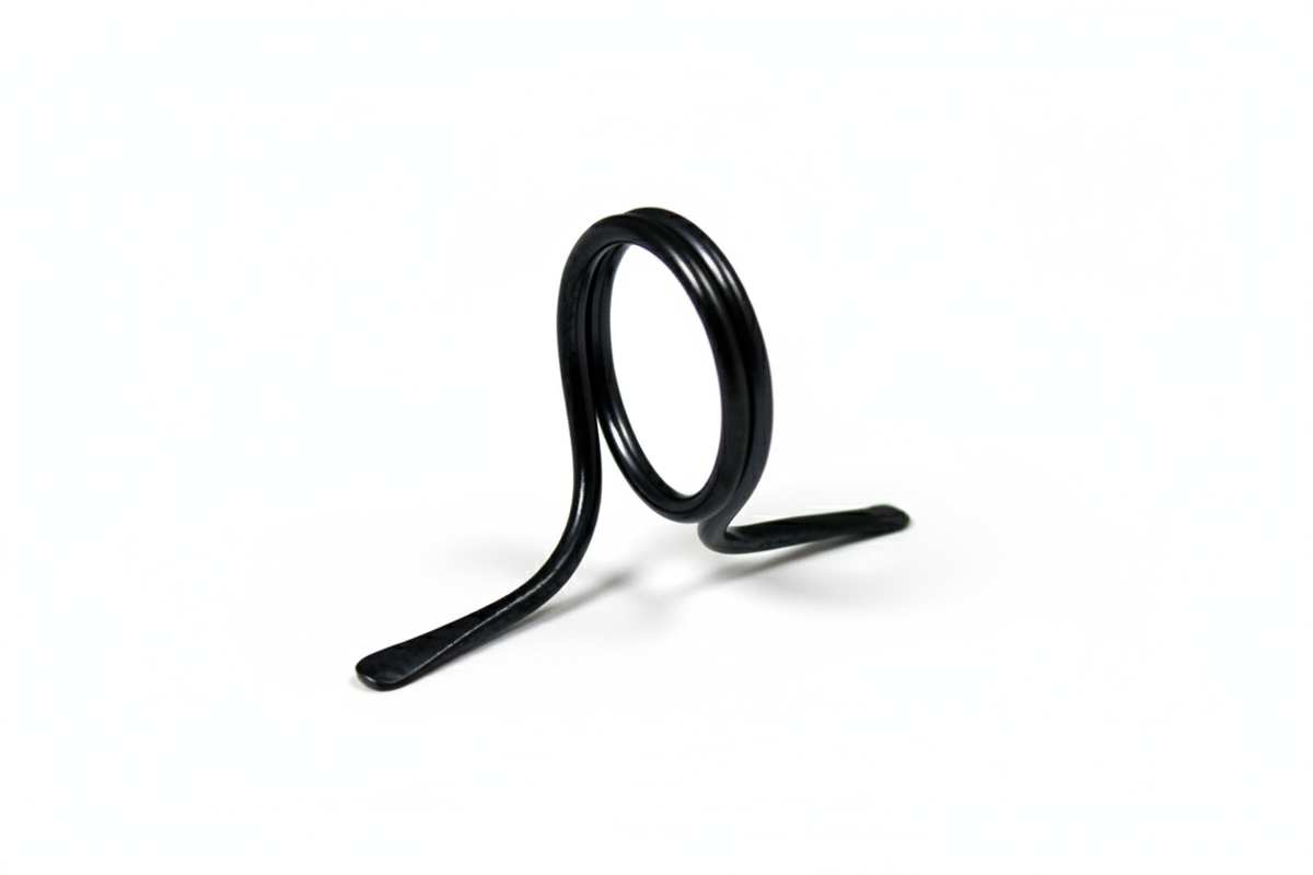 Rod Guide Spring Keeper on White Background